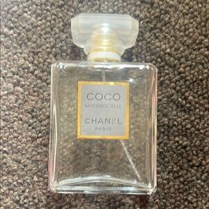 Empty Authentic Chanel Coco Mademoiselle Perfume Bottle